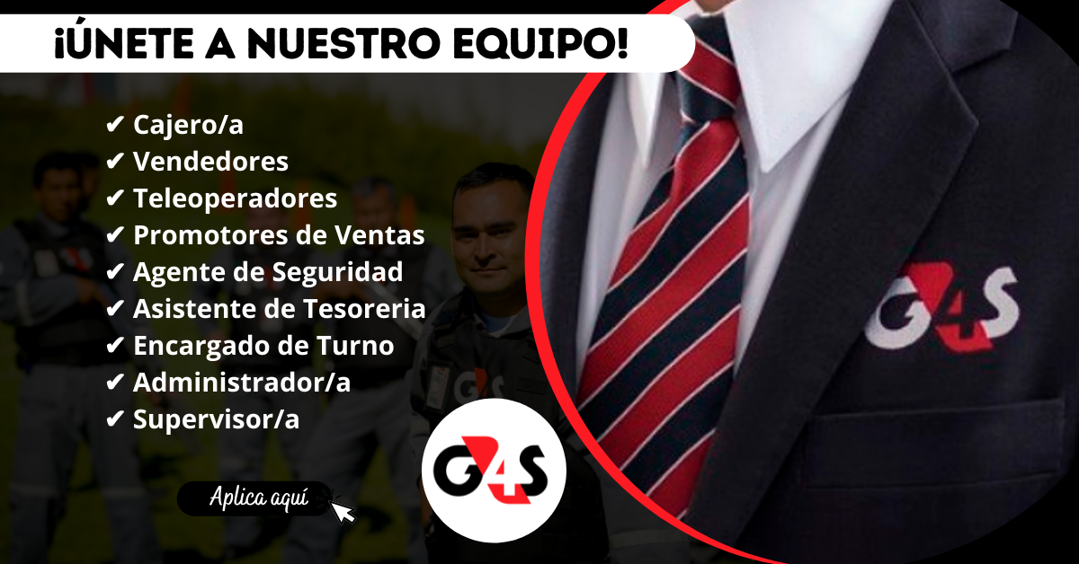 G4S – REALIZA NUEVA CONVOCATORIA LABORAL