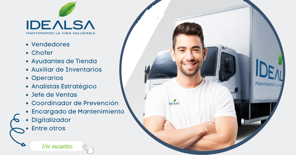 IDEALSA – BUSCA PERSONAL CAPACITADO