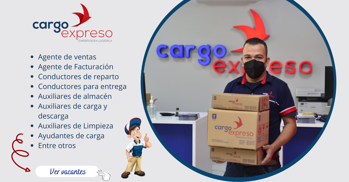 CARGO EXPRESO – REQUIERE PERSONAL
