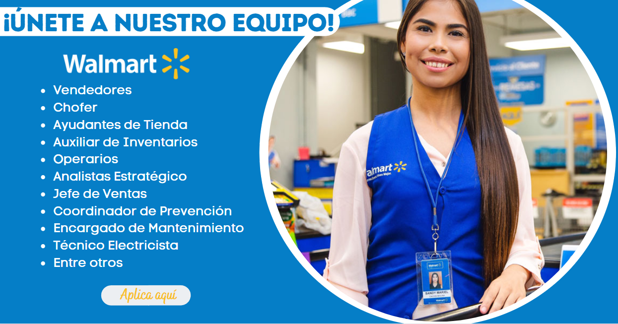 Walmart - Busca nuevo personal